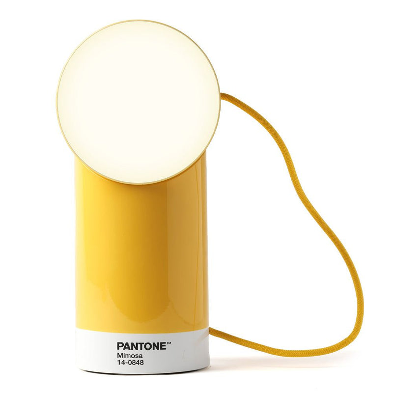 Lexon Orbe Portable Led Lamp With Moving Head PANTONE - Yellow