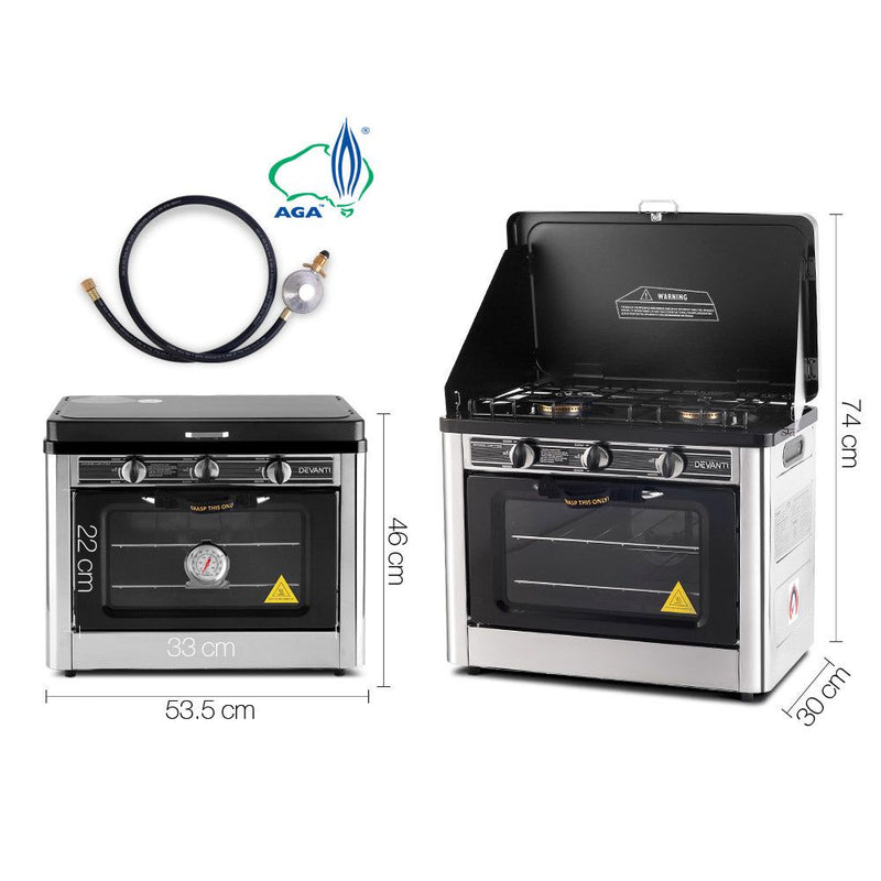 Portable Gas Stove and Oven