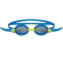 Mirage Slide Blue Kids Swimming Goggles with Bonus Silicone Ear Plugs