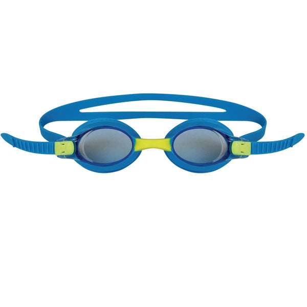 Mirage Slide Blue Kids Swimming Goggles with Bonus Silicone Ear Plugs