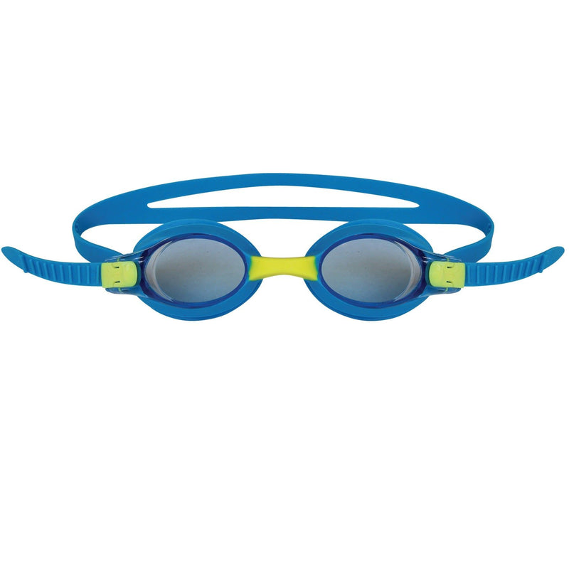 Mirage Slide Blue Kids Swimming Goggles with Bonus Silicone Ear Plugs