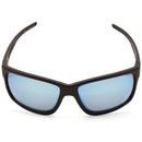 Dirty Dog Cosmic Satin Black/Grey-Ice Blue Mirror Polarised Men's Sunglasses
