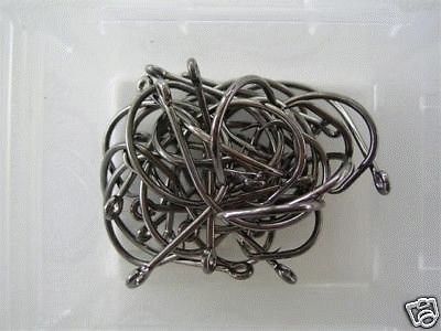 1 Box of Mustad 39951NPBLN Demon Circle Chemically Sharpened Fishing Hooks