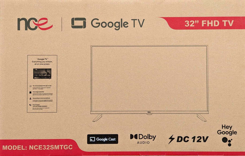 NCE 32" Google Smart TV With Intelligent Remote