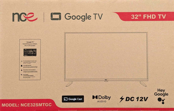 NCE 32" Google Smart TV With Intelligent Remote