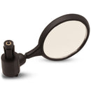 ProSeries 85 x 70mm Flat Oval Shaped Bike Mirror for Handlebar End