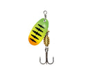 Size 1 TT Lures Spintrix Inline Spinner Lure Rigged with Mustad Treble Hook