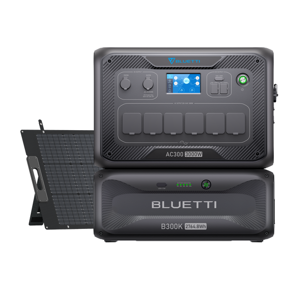 BLUETTI AC300 + B300K + Solar Panels | Solar Generator Kit