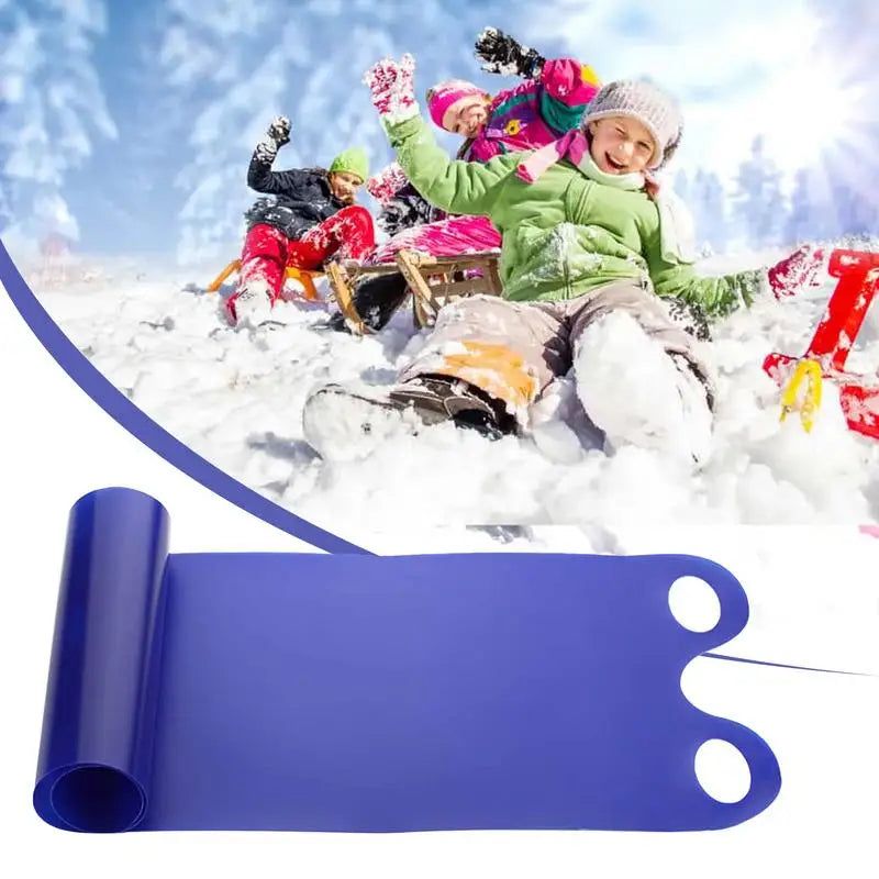 Snow Sled – Portable Roll-Up Snowboard Sled