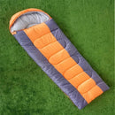 1pc Cold Weather & Warm Lightweight Compact Sleeping Bag - Orange