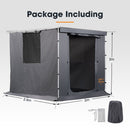 San Hima Car Side Awning 2x2.5m + Awning Tent Waterproof Portable SUV Camping Shade