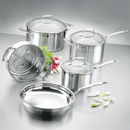 Scanpan Impact 5 Piece Stainless Steel Cookware Set