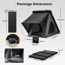 San Hima Kalbarri Lite Rooftop Tent Hardshell Grey+120W Solar Panel+Ladder&Rack