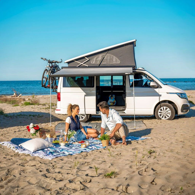 Fiamma F45 S 260 Royal Blue Awning 2.6m (Polar White)