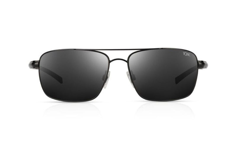 Tonic Blaq Polarised Sunglasses with Glass Grey Photochromic Lens & Black Frame