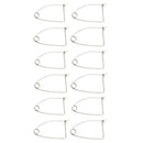12 x Galvanised Steel Quick Release Bait Clips - Crab Pot Bait Clips