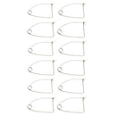 12 x Galvanised Steel Quick Release Bait Clips - Crab Pot Bait Clips