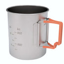 TERRAN Titanium Pot with Silicone Handle 750ml