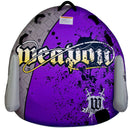 Weapon 1-2 Person Towable Inflatable Biscuit Style Ski Tube (Grey/Purple)