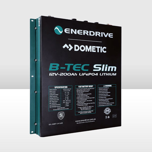 ENERDRIVE B-TEC 200A 12V Lithium Slim Metal Case