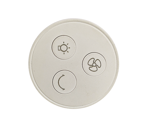 NCE 12 Volt White Oscillating Fan With Light