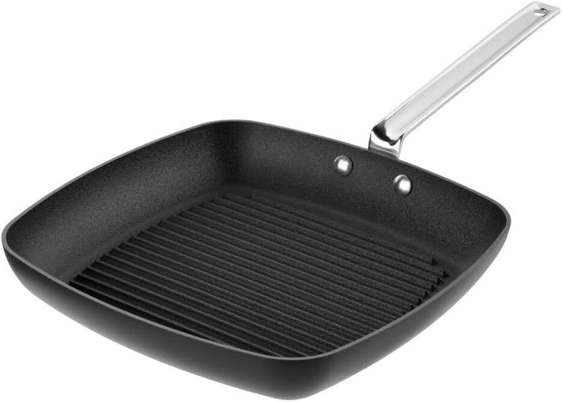 Scanpan TechnIQ Non-Stick Grill Pan, 27 x 27 cm - Made in Denmark in Black