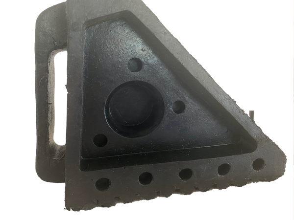 Wheel Stopper to chock your wheels - stay safe when changing your tyre
