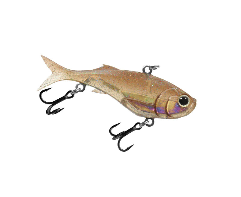 50mm TT Lures 3.5gm Quake Soft Vibe Fishing Lure Rigged with 4X Strong Trebles
