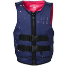 Jetpilot Cause Kids/Girl's Neoprene Life Jacket Vest (Navy Blue Wings)