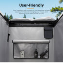 San Hima Shower Awning Tent Instant Fold-Out Ensuite & 8L Gas Hot Water Heater