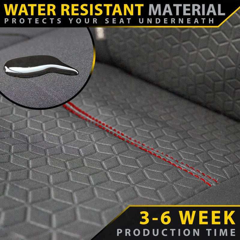 Toyota HiLux 8th Gen Workmate Premium Neoprene 2x Front Row Seat Covers (Made to Order)