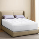 Dreamz Bedding Mattress Topper Pillowtop Cover Protector Machine Washable Double