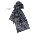 3pc Mens Charcoal Winter Set - Wool Beanie, Knit Scarf & Thinsulate Gloves