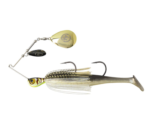 TT Lures 1/2oz Tornado+ Double Colorado Rigged Spinnerbait Lure - GOLD GLIMMER
