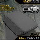 Mitsubishi Triton MR (Leather Seats) Heavy Duty XP7 Canvas Armrest Console Lid (In Stock)