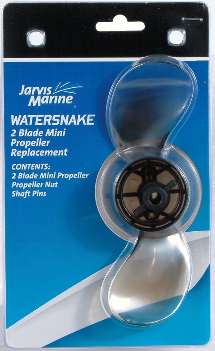 Watersnake 2 Bladed Propeller Kit to Fit 18lb to 24lb Motors-Includes Nut & Pin
