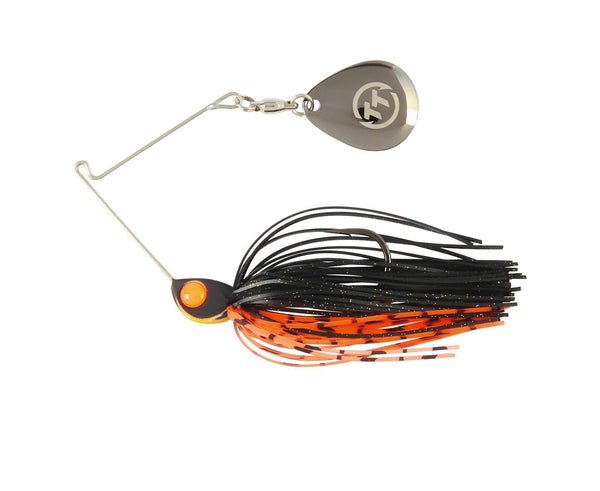 TT Lures 1/8oz Vortex+ Spinnerbait Fishing Lure - ORANGE NIGHTMARE