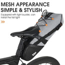 Waterproof 10L Reflective Bike Saddle Bag Gray