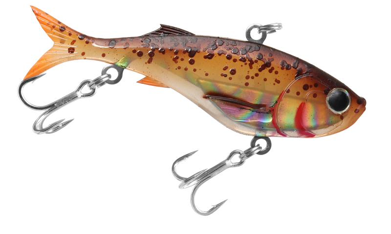 50mm TT Lures 3.5gm Quake Soft Vibe Fishing Lure Rigged with 4X Strong Trebles