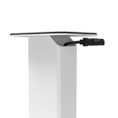 Kanto SX22W 22" Tall Fillable Speaker Stands with Isolation Feet - Pair, White