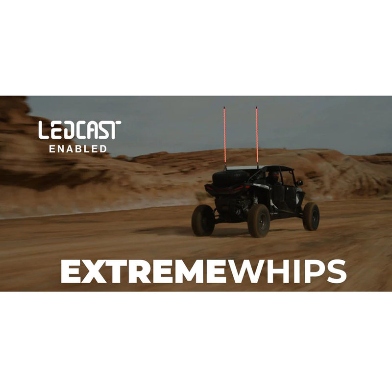 Extreme Whip Kit Qty 2 x 2ft (61cm) plus LEDCast Controller