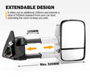 SAN HIMA Pair Extendable Towing Mirrors Gen1 Fit Toyota Landcruiser 100 Series 1998-2007