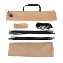 Portable Outdoor Privacy Tent Pop-Up Shower And Toilet Shelter Khaki