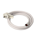 COAST RV Camper Shower - Long White 2.5m Hose & Tap Attachment