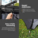 San Hima Camping Shower Tent Awning Fold-Out Grey & Camping Shower Tent Base