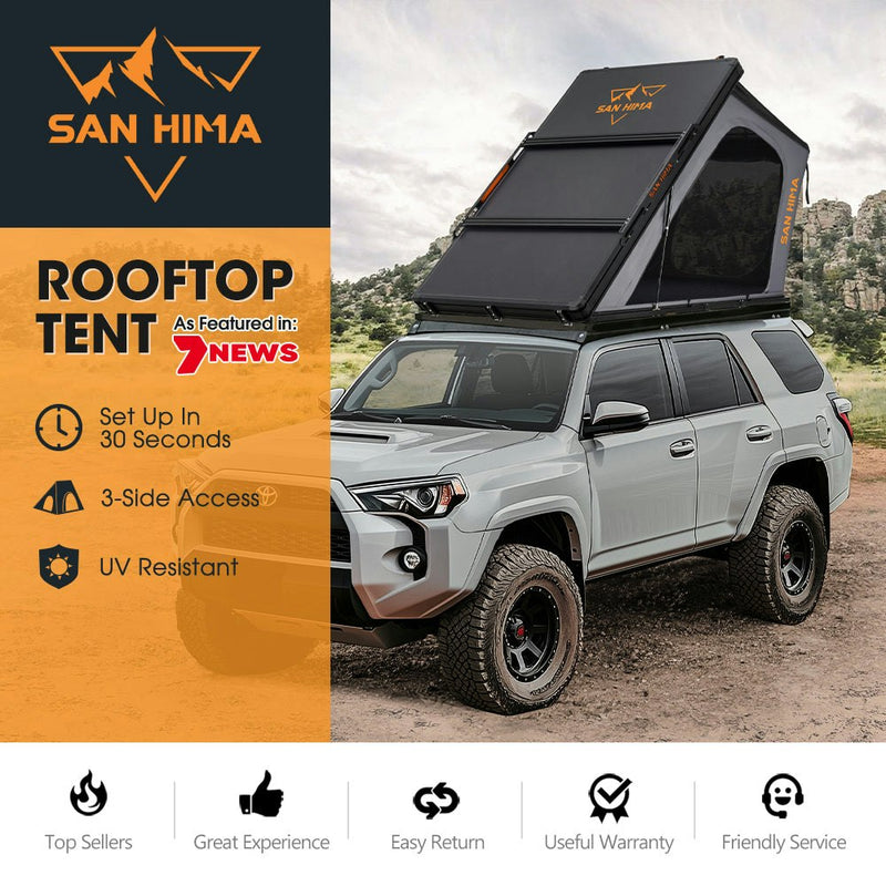 San Hima Kalbarri Gen 2 Roof Top Tent Hardshell With Ladder Camping 4WD 4x4