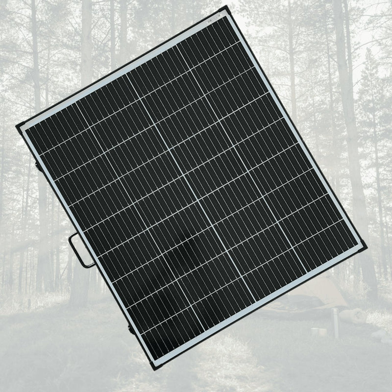 Exotronic 24V 200W Portable Folding Solar Panel + Victron SmartSolar 75/15