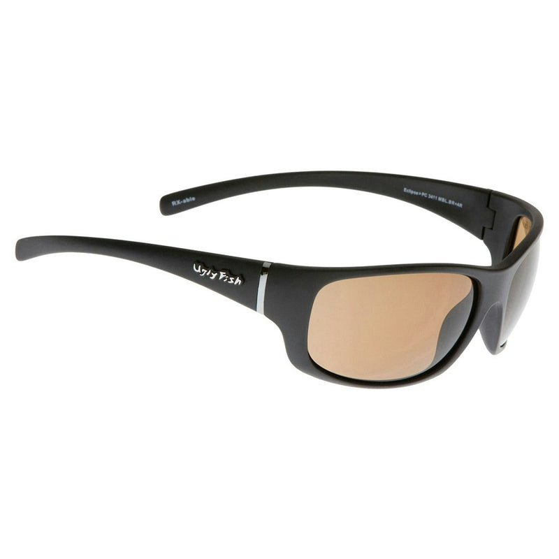 Ugly Fish Eclipse PC3411 TR90 Brown Lens/Black Frame Polarised Sunglasses