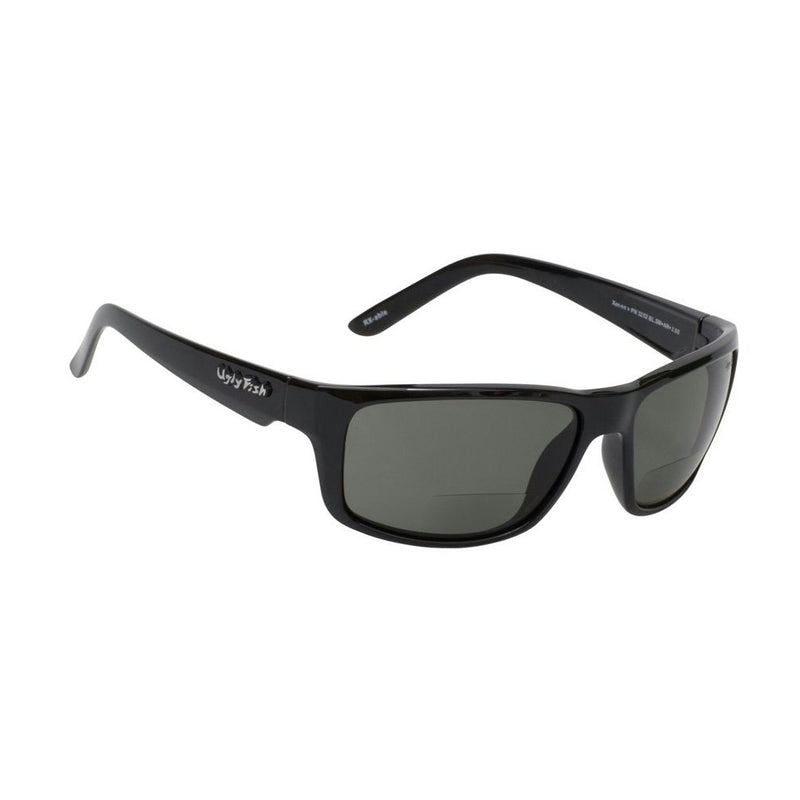 Ugly Fish Xenon +2.00 Bifocal PN3252 Black Frame/Smoke Lens Sunglasses