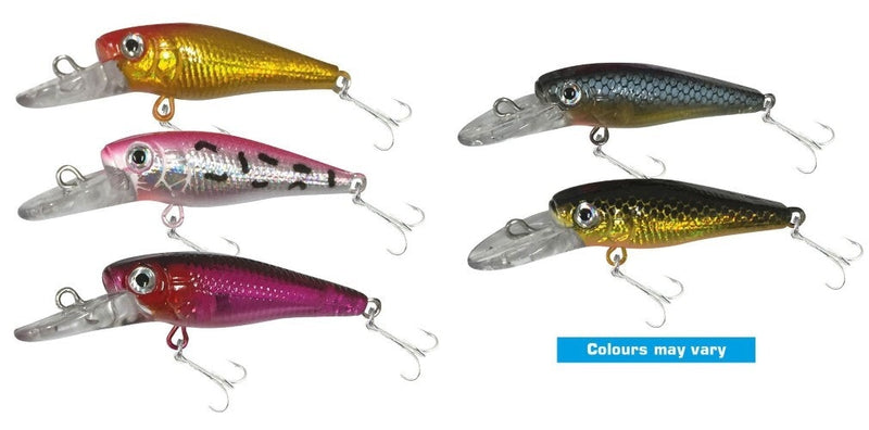 Jarvis Walker 60mm Bream Lure Pack - 5 Pack of Hard Body Fishing Lures